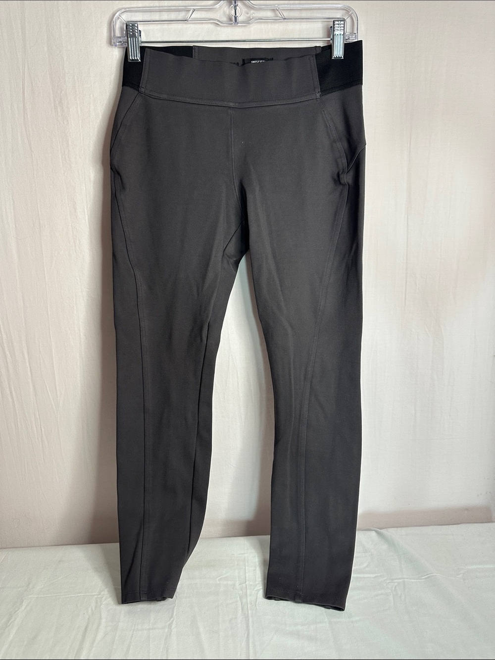 Simply Vera Vera Wang Black Ponte Skinny Leggings